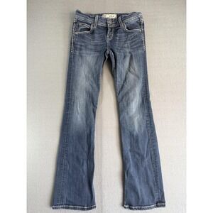 BKE Denim Addison Jeans Womens 26x31.5 Medium Wash Blue Low Rise Bootcut Stretch